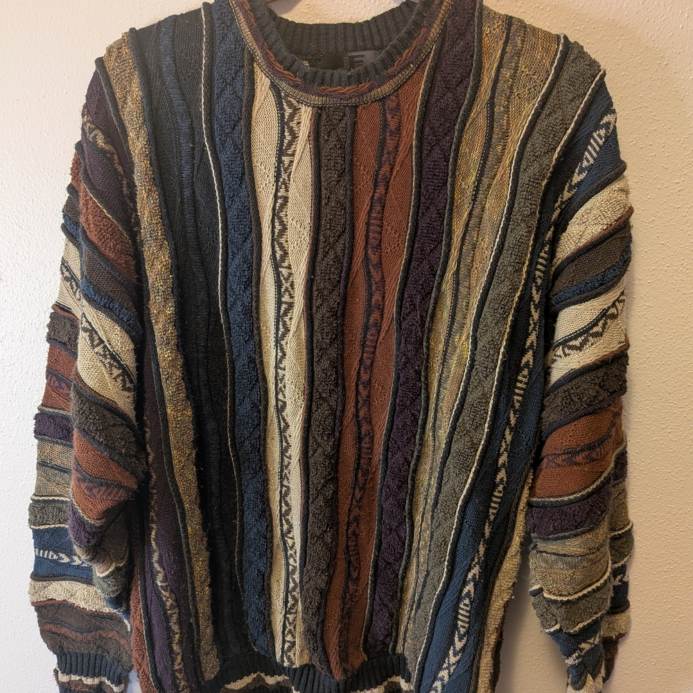 Multicolor Striped Men's Sweater